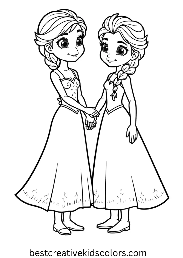 Anna and elsa coloring pages free pdf Explore Frozen fun with Anna and elsa coloring pages free pdf, perfect for young artists.