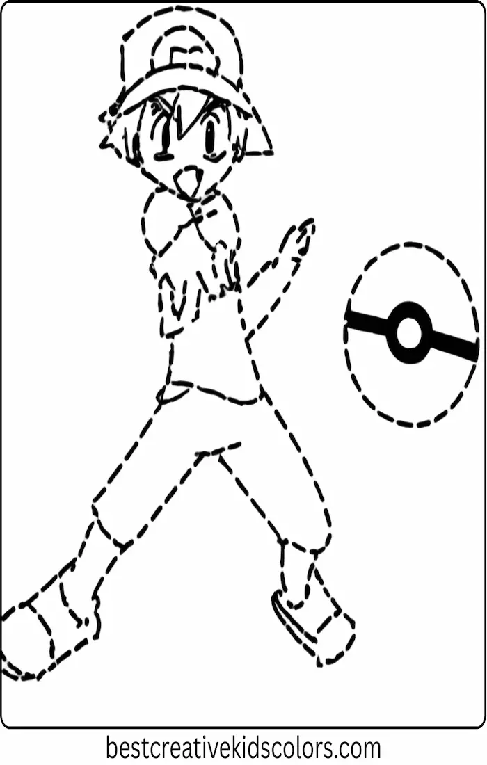 Ash Throwing a Pokéball