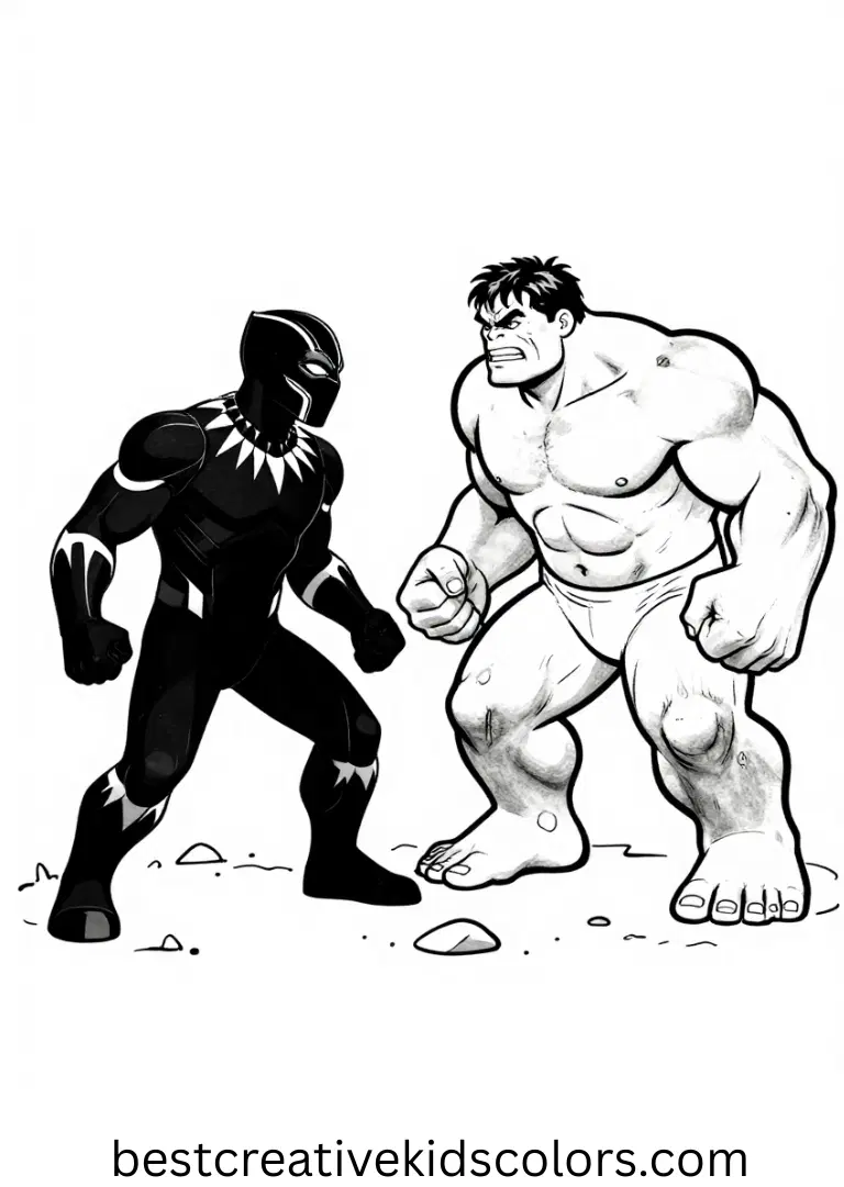 Soft soil trembles as Black Panther vs Hulk measures ground vibrations while rocks shimmer faintly.