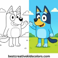 120 Plus Bluey Coloring Pages – Free Download & Printables