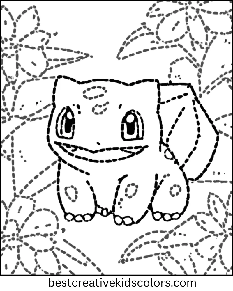 Bulbasaur in a Sunny Garden