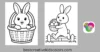 Easter & Baby Bunny Coloring Pages for Kids Printable - Post Thumbnail
