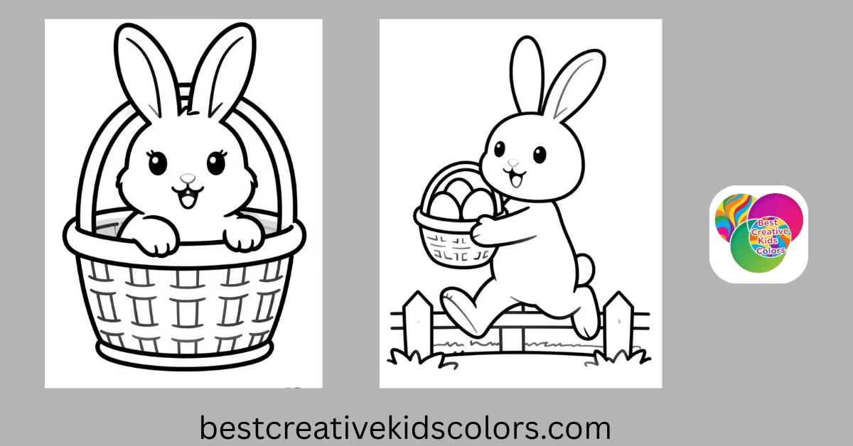 Easter & Baby Bunny Coloring Pages for Kids Printable