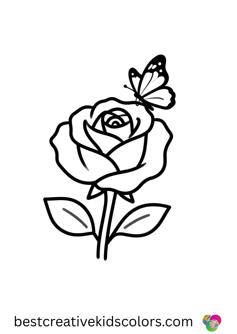 Butterfly Rose Photo shows tracing paper being smoothed flat.