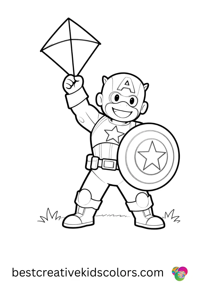 Captain america coloring pages free download