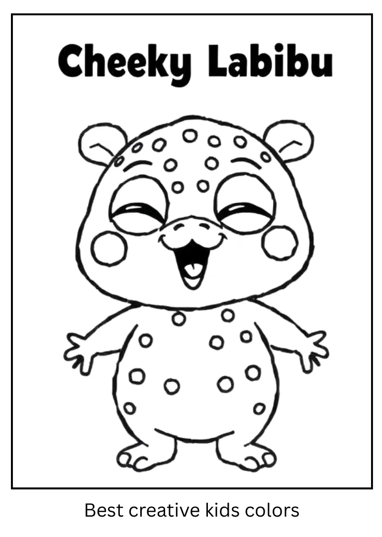 Cheeky Labubu Expression Printable
