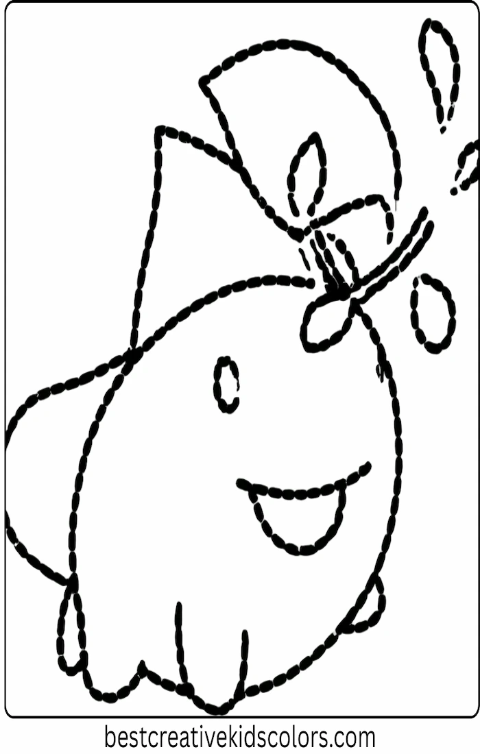 Chikorita Playing with Leaves