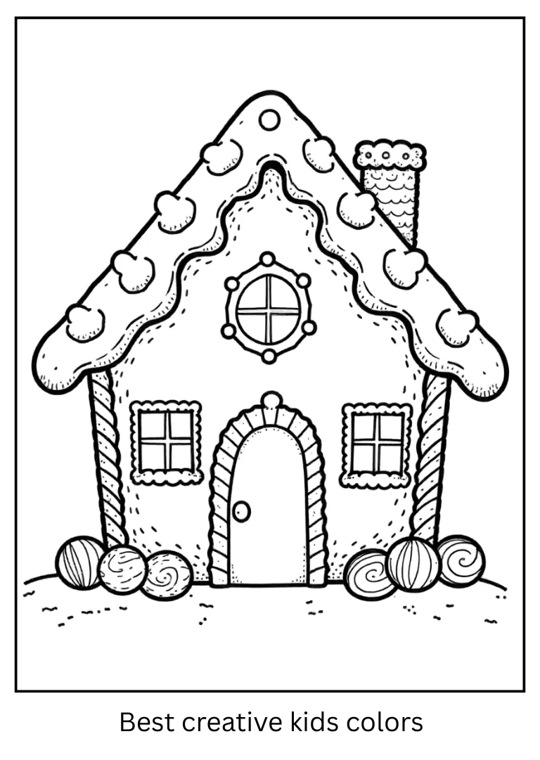 Christmas Gingerbread House Printable Christmas Gingerbread House Printable