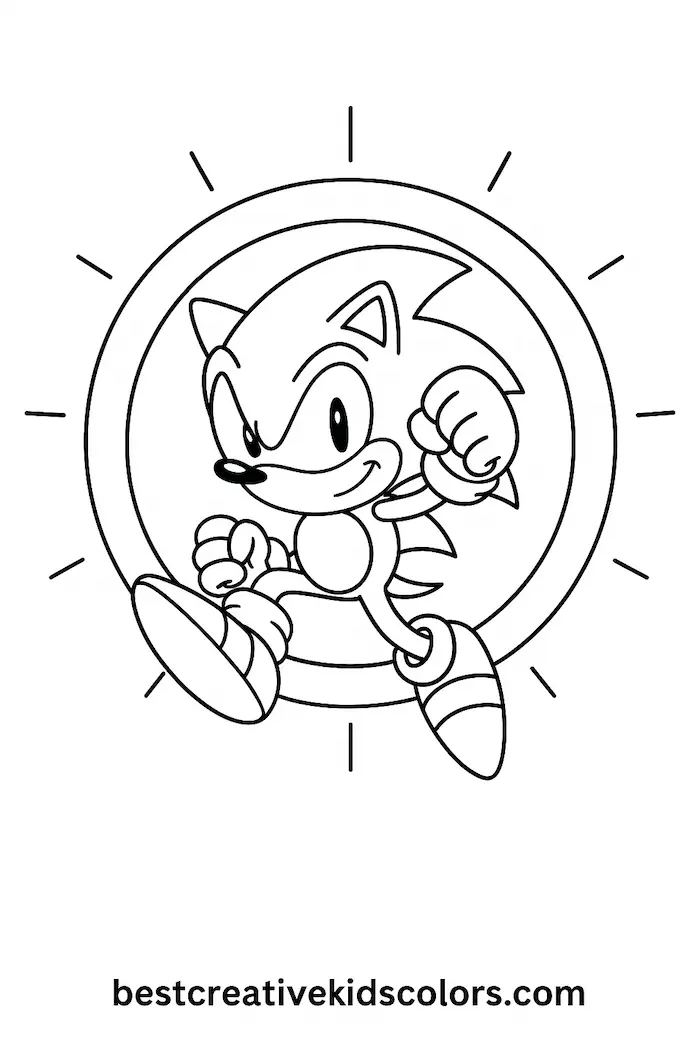 Classic Sonic Drawings – Color and Enjoy