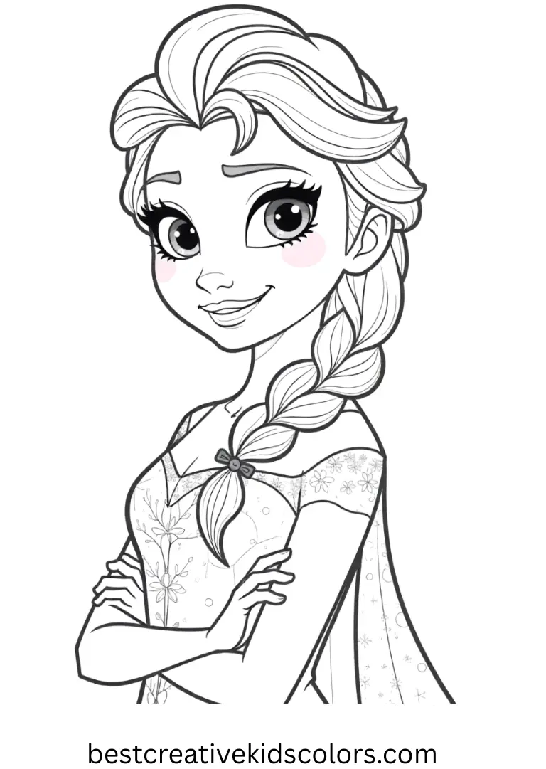 Coloring sheet elsa printable coloring pages pdf Explore winter fun with Coloring sheet elsa printable coloring pages pdf, perfect for Frozen fans.
