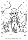 Free Deadpool Coloring Pages – Funny, Cute & Action-Packed Marvel Art - Post Thumbnail