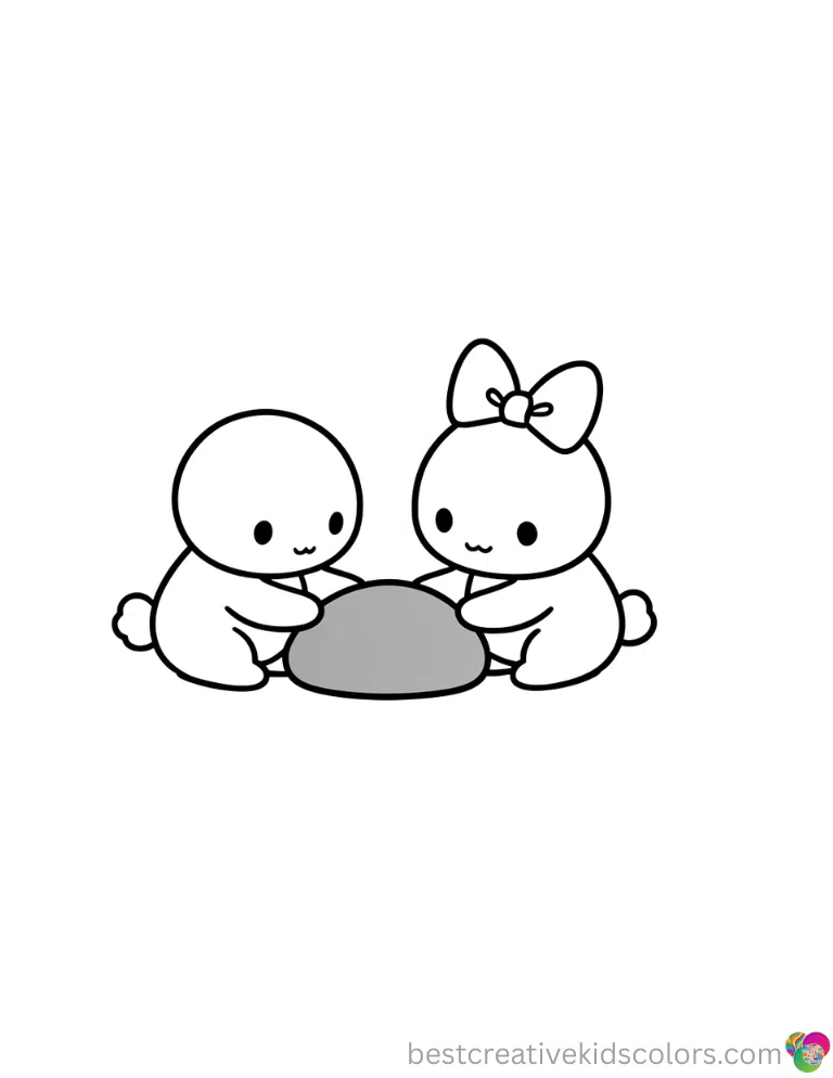 Cute colouring pages sanrio