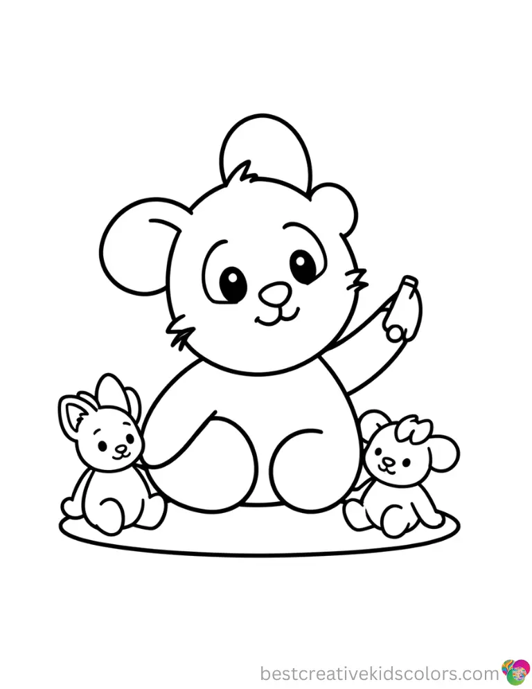 Cute easy disney coloring pages for adults Relax with simple Disney scenes on bright, elegant pages for older kids.