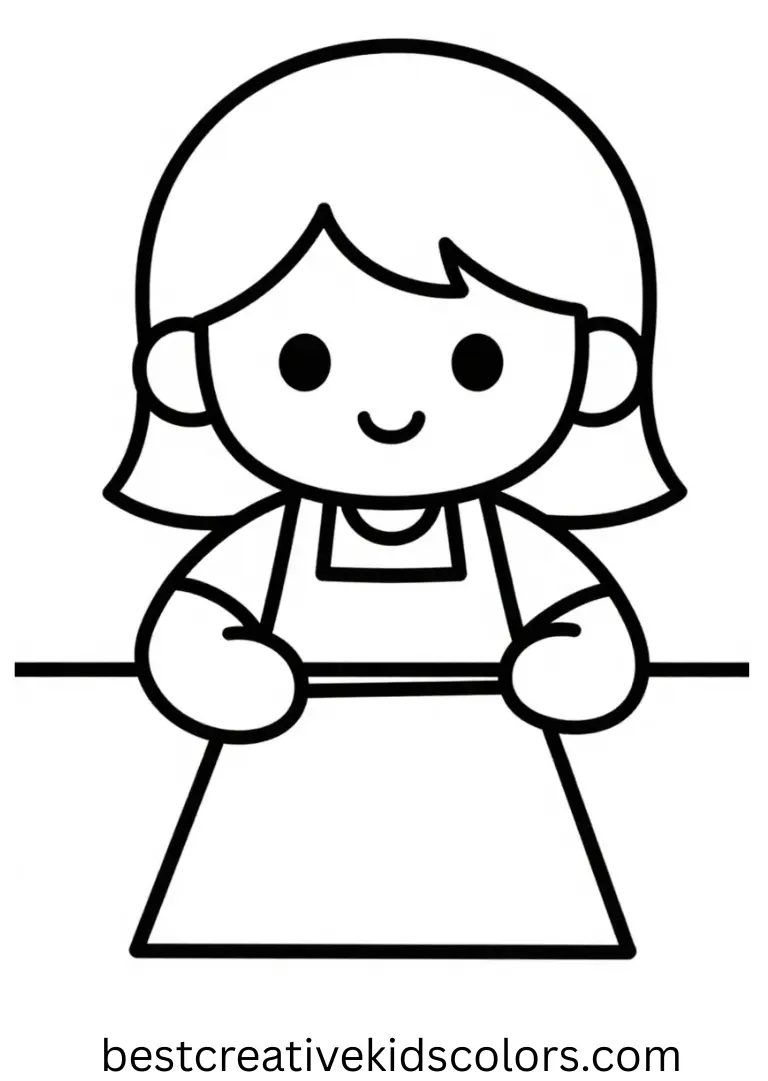 Cute girl coloring pages free Enjoy Cute girl coloring pages free, featuring charming characters and playful scenes.