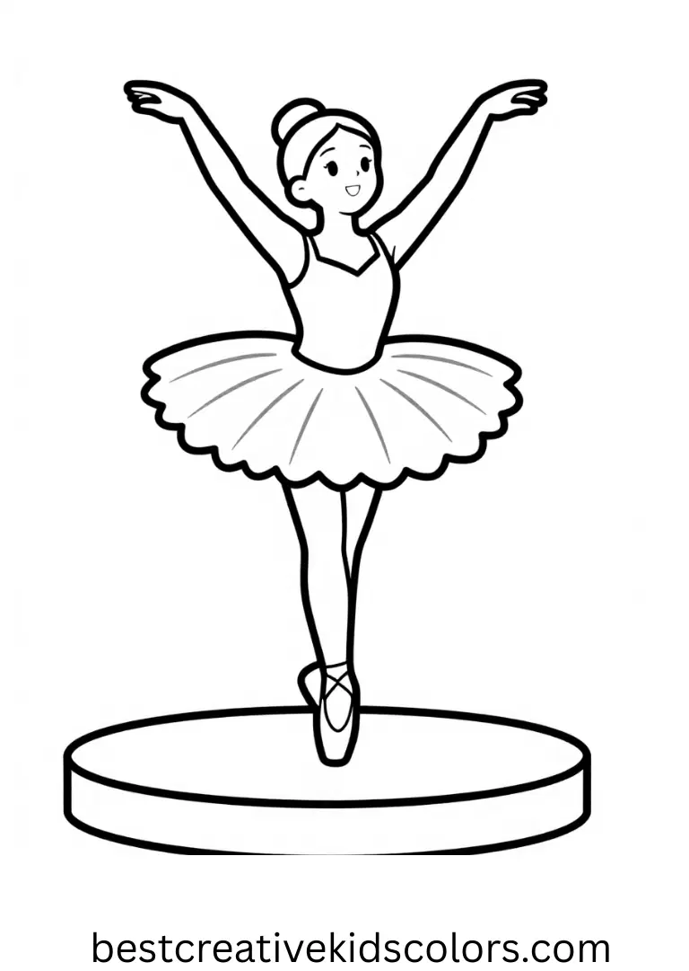 Dancer Coloring Sheet