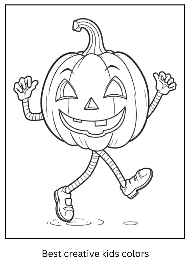 🎃 Pumpkins & Jack-o’-Lantern Coloring Pages