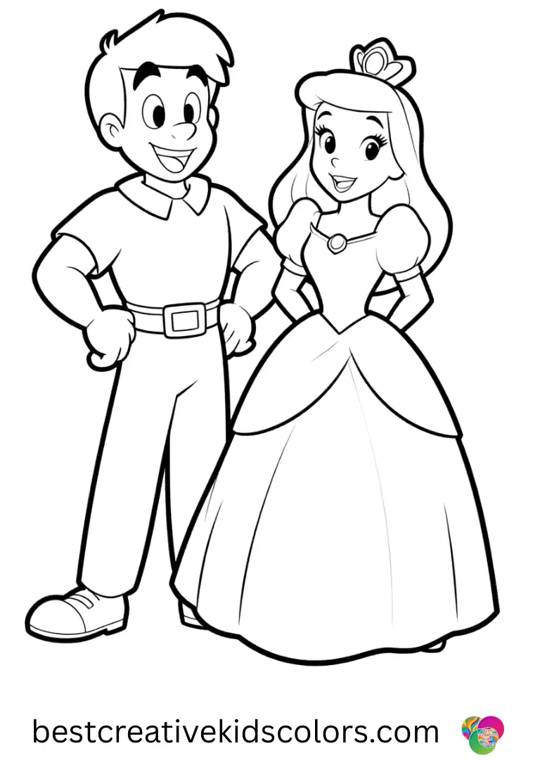 Disney Coloring Pages Printable Bring heroes and princesses to life in joyful, simple, uncluttered scenes.