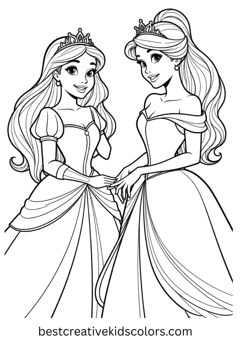 Magical Disney Coloring Pages – Print & Color for Kids 39 Disney Princess Coloring Pages