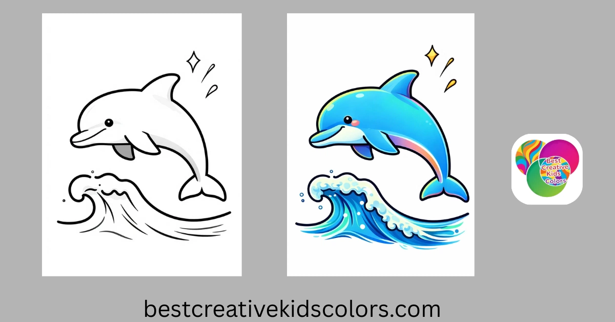 Printable Dolphin Coloring Pages for Kids & Adults