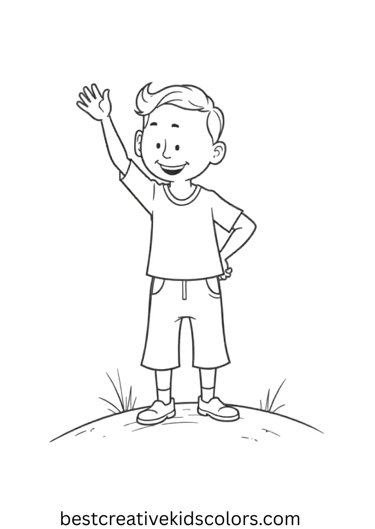 Easy nightmare before christmas kids drawing Easy nightmare before christmas kids drawing shows Jack waving one arm high on a smooth, empty hill.