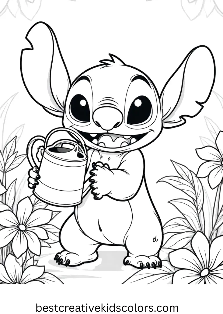 Easy stitch coloring pages free printable