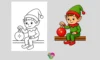 Cute Elf on the Shelf Coloring Pages to Download Now  - Post Thumbnail