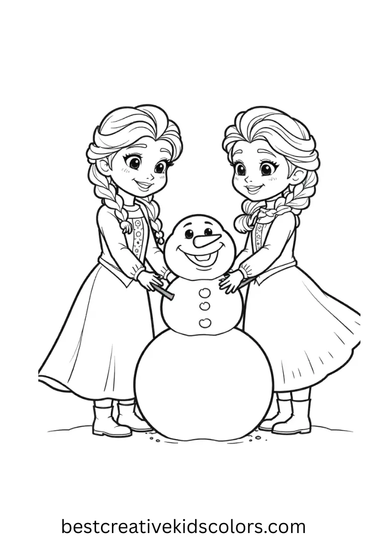 Elsa and anna coloring pages free Download and color Elsa and anna coloring pages free download for endless Frozen fun.