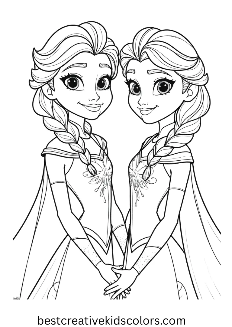 Elsa and anna coloring pages pdf Explore Frozen fun with Elsa and anna coloring pages pdf, perfect for kids who love Elsa and Anna.