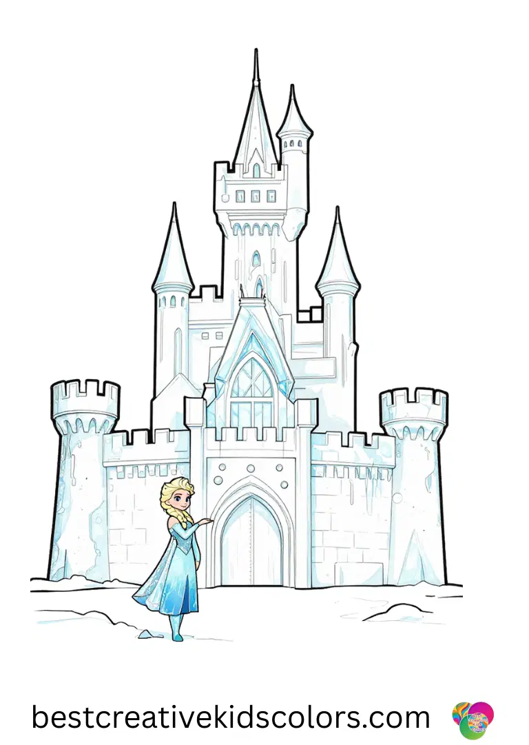 Elsa coloring sheet printable pdf free Elsa coloring sheet printable pdf free