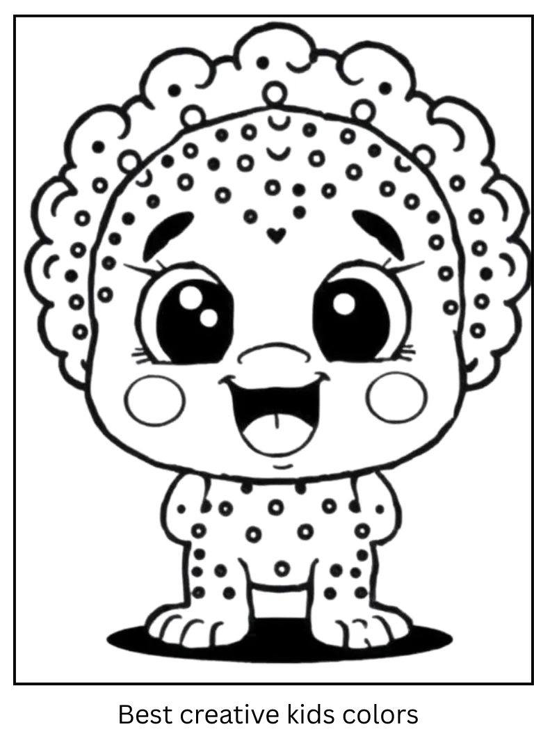 Excited Labubu Face Printable