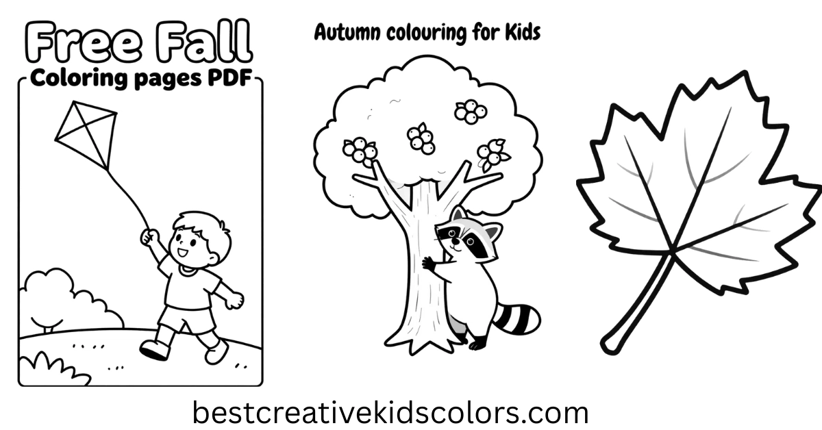 Free Fall & Autumn Coloring Pages – Printables for Children