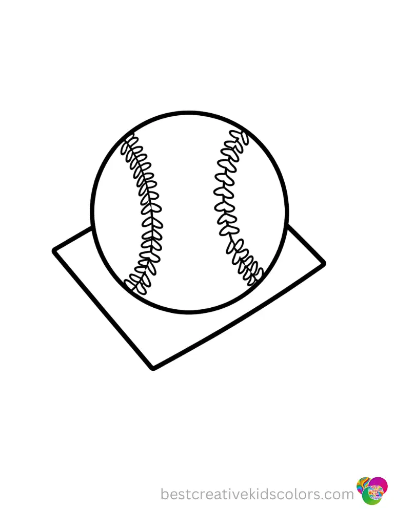A baseball rests carefully on a small card in Father's day baseball card ideas