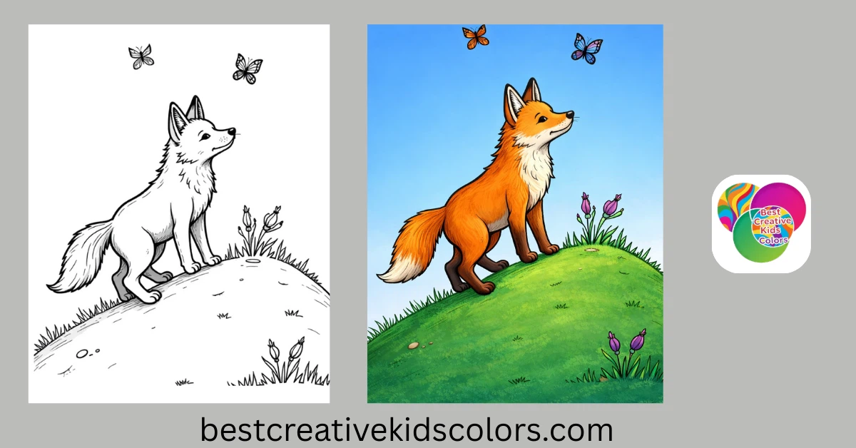 Printable Fox Coloring Pages – Cute & Realistic Designs