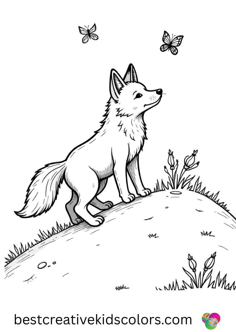 Fox coloring pages printable free