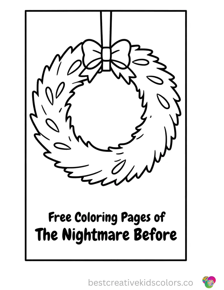 Decorate a chunky holiday wreath hung on a brick wall.