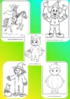 Halloween Costumes And Characters Coloring Pages - Post Thumbnail