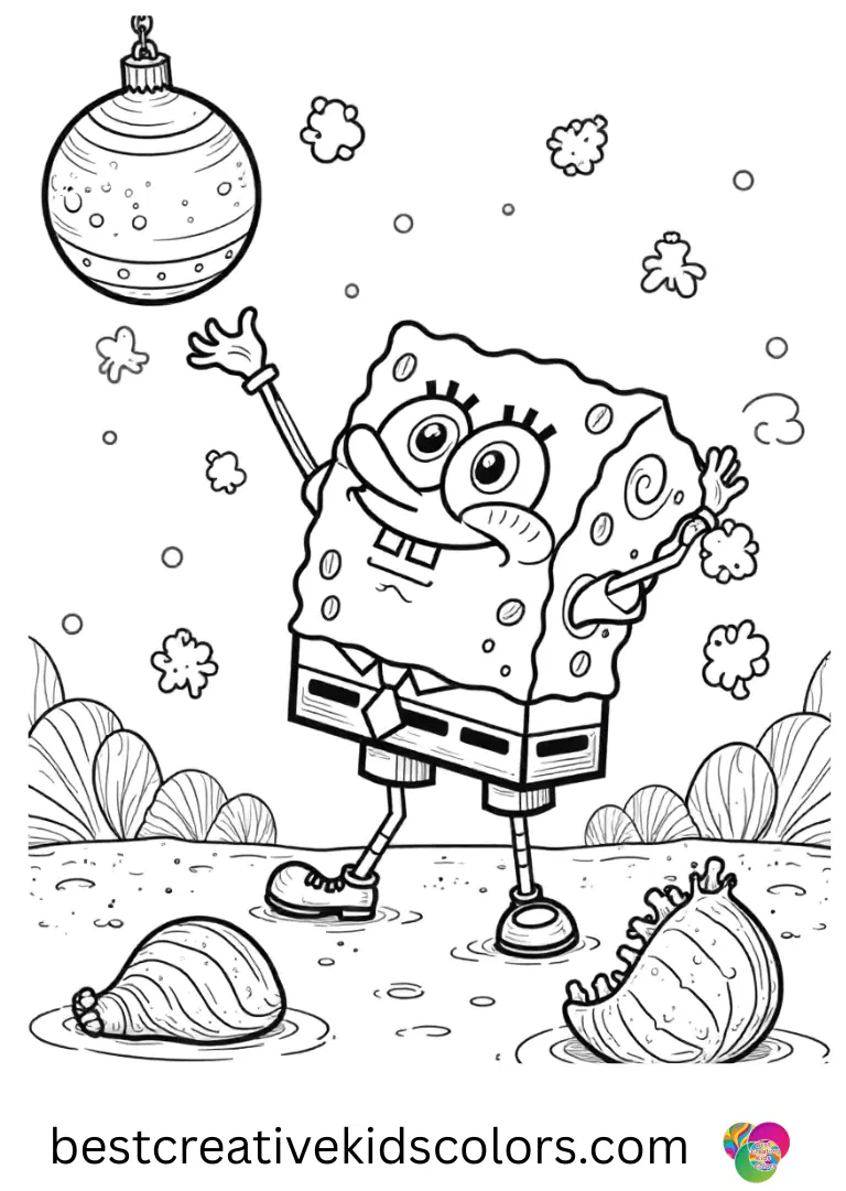 Free SpongeBob coloring pages 1