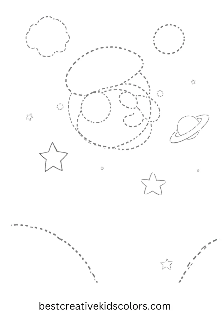 Zoom across planets with Buzz exploring stars and comets in playful scenes