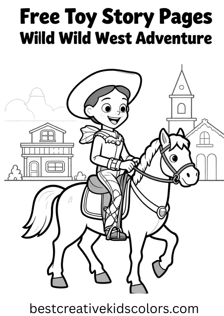 Join Jessie riding horses and exploring western towns.
