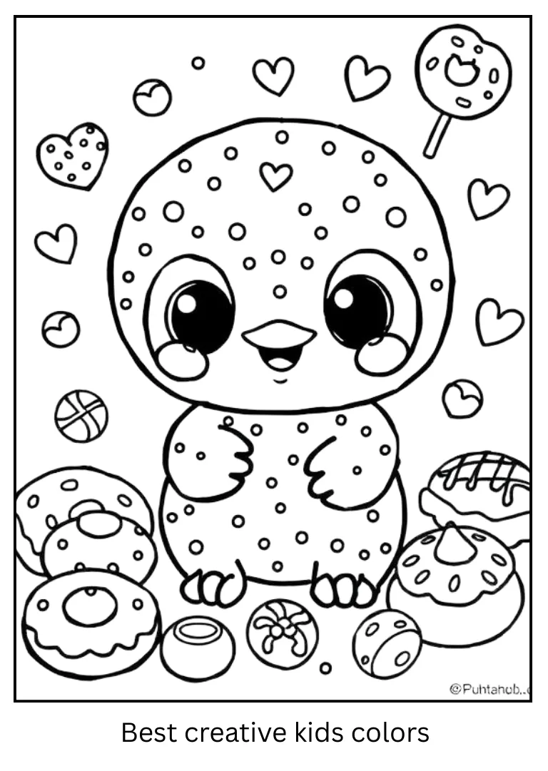 Fun Dessert Labubu Printable