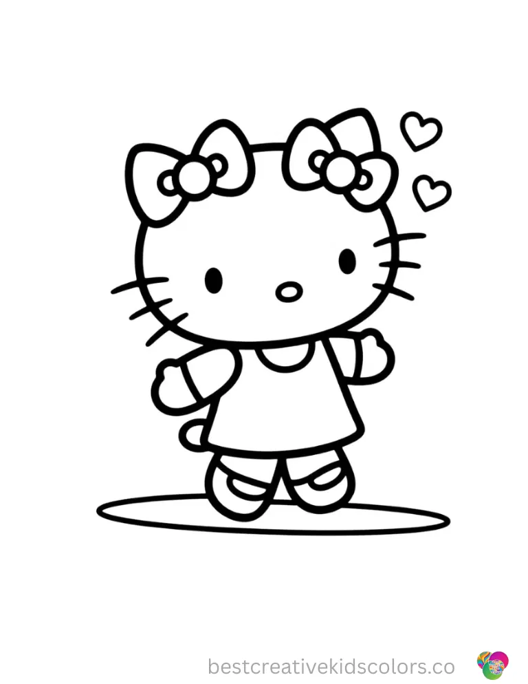 Fun Hello Kitty Valentines Coloring Ultimate Printables for Kids
