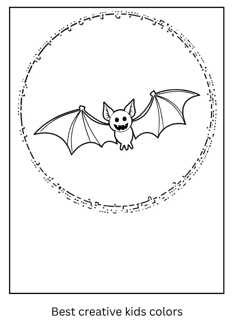 Halloween Bat Vampire Printable for Kids