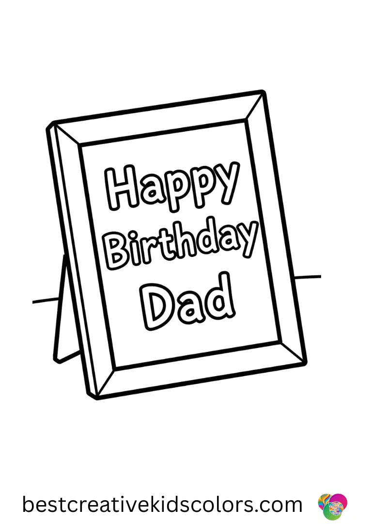 Happy Birthday Dad Printable free PDF Happy Birthday Dad Printable free PDF