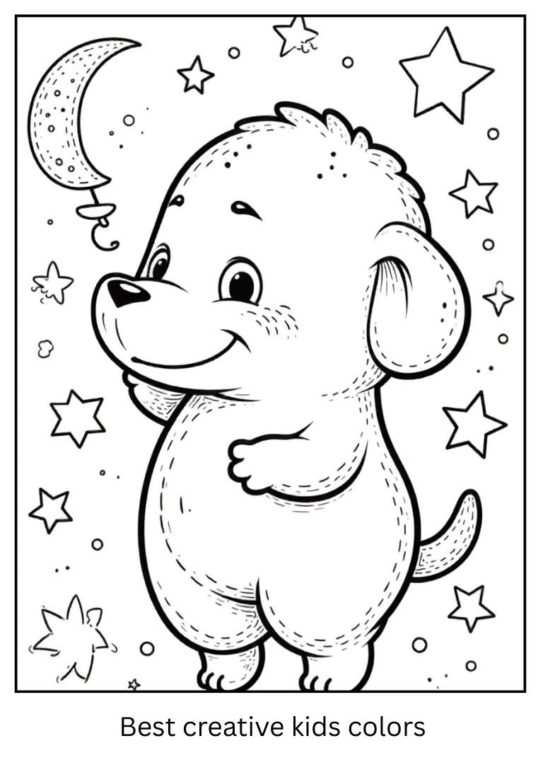 Happy Dreaming Labubu Coloring Sheet