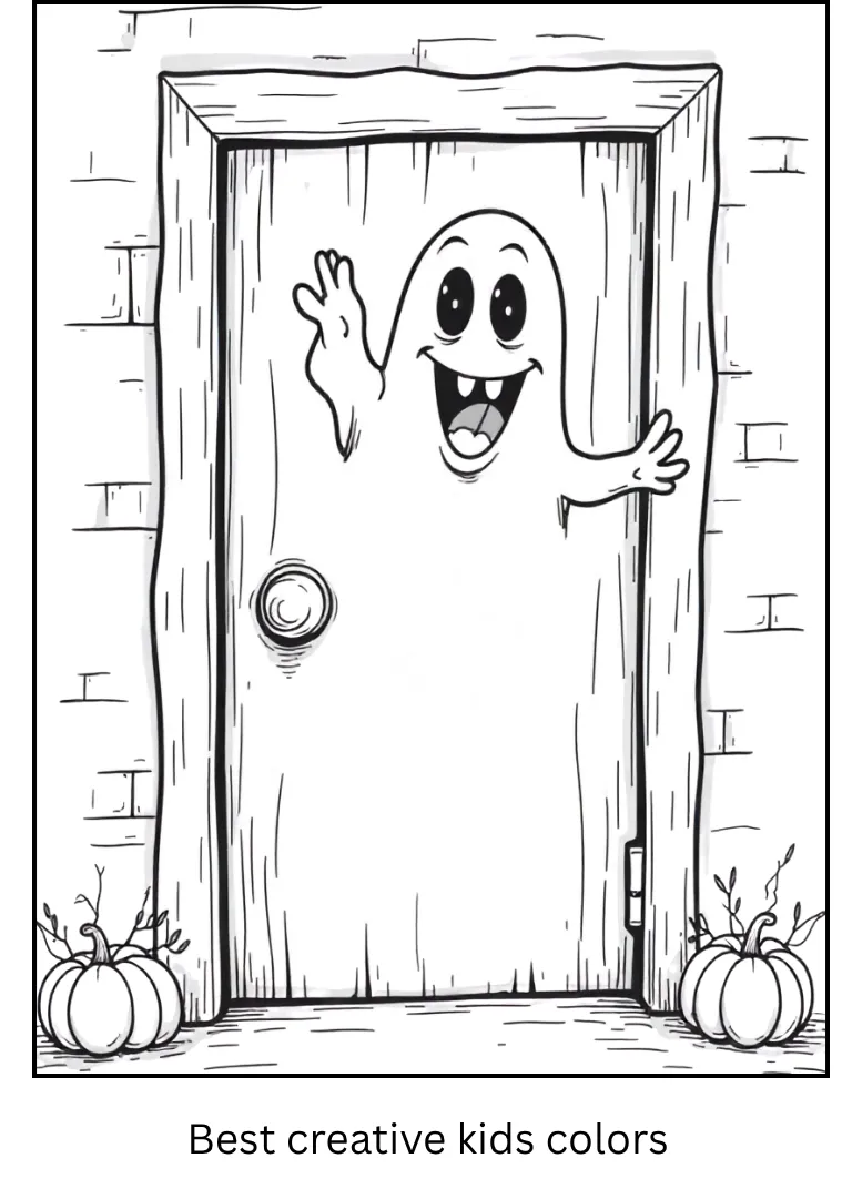 Haunted House Door Halloween Printable