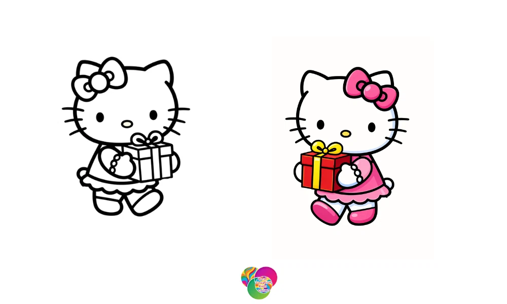 Best Hello Kitty Christmas Coloring Pages To Enjoy!