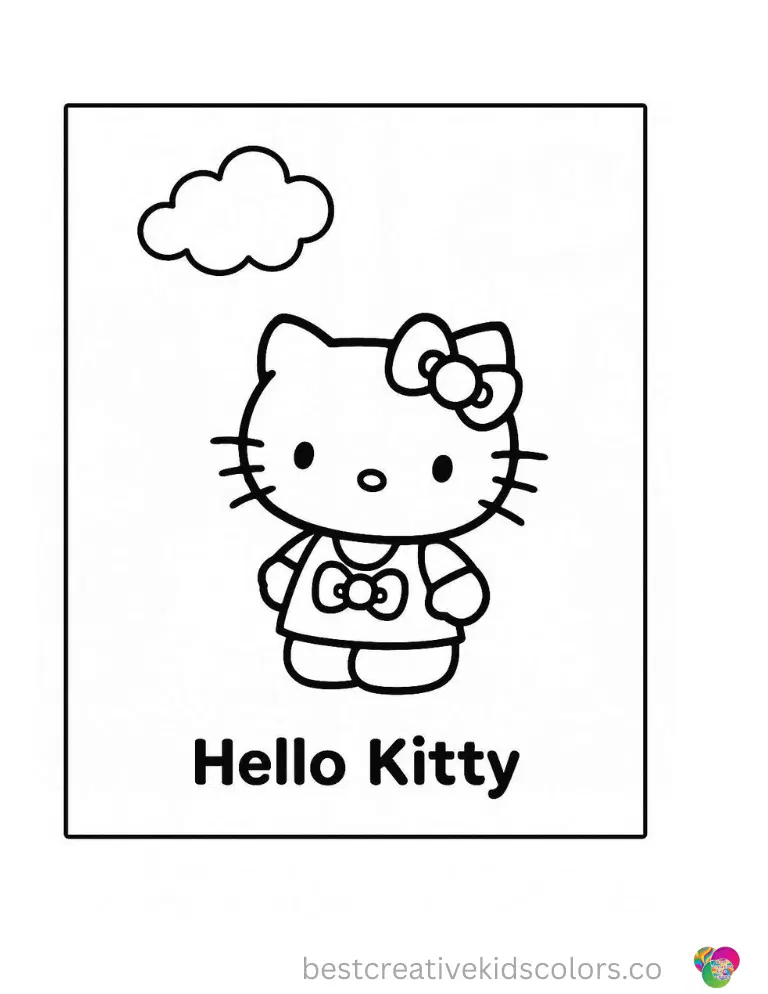 High Res Hello Kitty Valentines Printable Activity Sheets