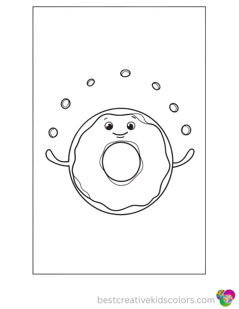 Use the Interactive Donut Color Page (Digital Canvas) to see a donut juggling small holes.
