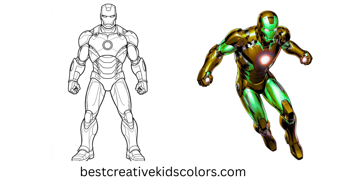 Kids Iron Man Coloring Pages – Printable Superhero Sheets for Fun & Creativity
