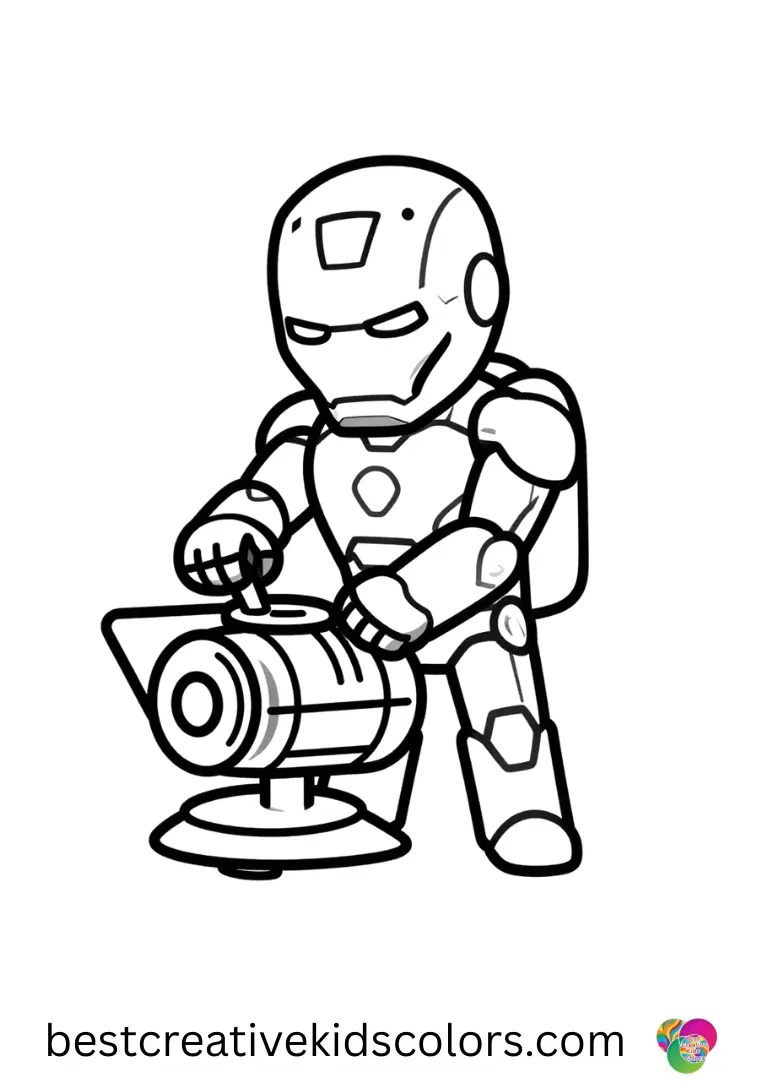 Iron Man garage Scene